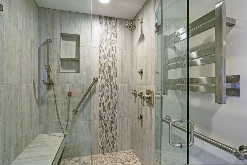 Walk-in Shower with Multiple Heads